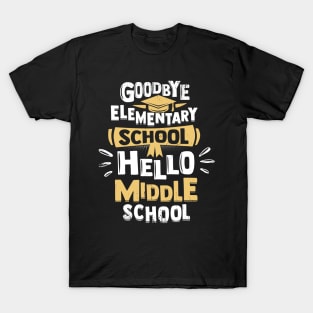 Elementary School Graduation Grade Student Gift T-Shirt